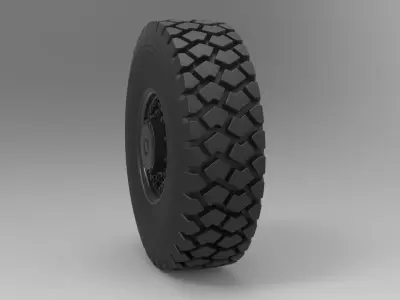 Offroad truck wheel 3D model by 3DTechDesign