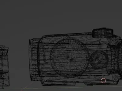 SIG SAUER Romeo 5 Optic Red Dot Low-poly 3D model