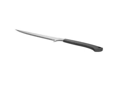 Cutlery Fish Knife Low-poly 3D model