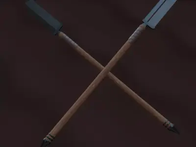 Inverted spear of heaven  3D model