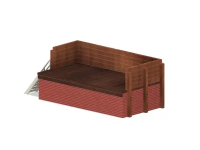 Model Railway Coal Loading Platform 3D print model