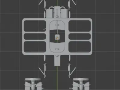  ICF BOGIE  Low-poly 3D model