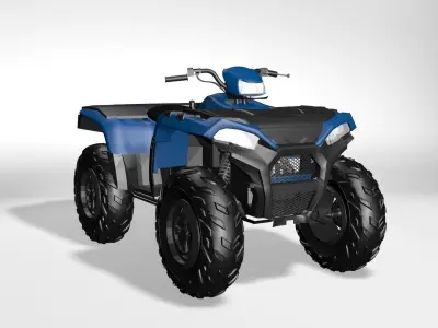 Polaris Sportsman 850 Low-poly 3D model