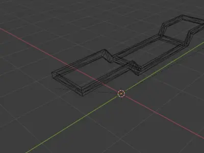 Car Chassis  Low-poly 3D model
