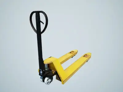 Hand Forklift Free low-poly 3D model