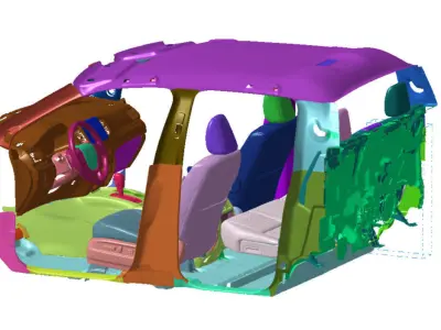 Honda Ridgline 2017 Vehicle 3d scan model 3D model