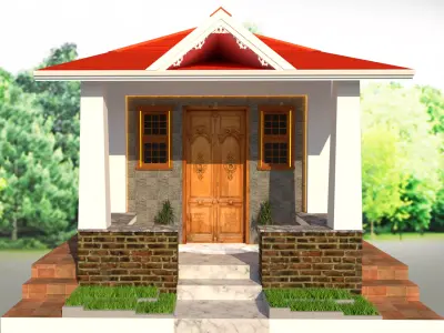 Temple exterior 3D model