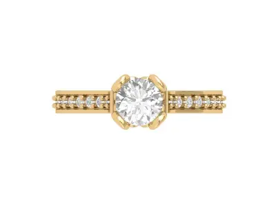 Wedding Ring  3D print model 370