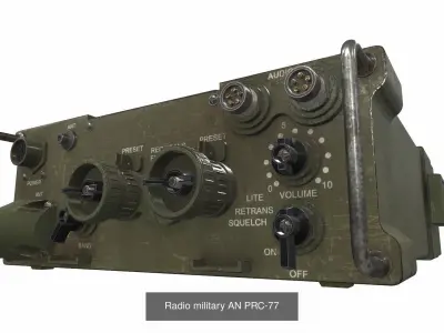 Radio militaries 3D Model Pack