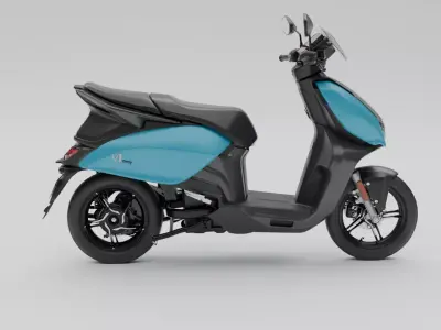 Scooty Low-poly 3D model