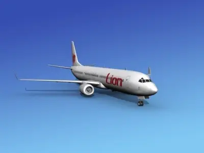 Boeing 737-900ER Lion 2 3D model