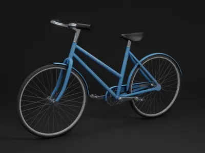 Retro Bike 3D model purchase