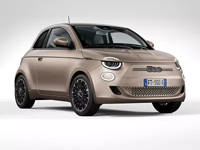 2021 Fiat 500 3plus1 3D model