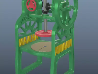 Indian Classic Ice Gola Maker 3D model