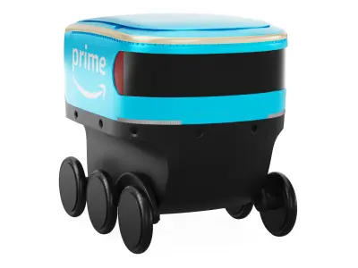 Amazon Scout Delivery Robot Prime 3D model