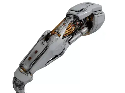 Futuristic Cybernetic Arm 3D Model 3D model