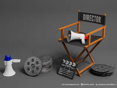 Movie Package 3D model