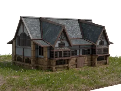 Medieval Low-poly 3D model