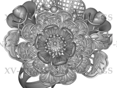 NEW TURKISH RING XV-16 3D print model
