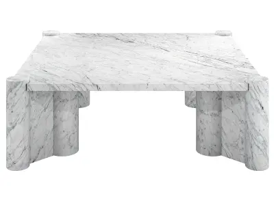 Jumbo Coffee Tables by Gae Aulenti for Knoll International 3D model