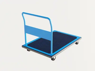 Platform Trolley Low-poly 3D model by memar-allahyarov