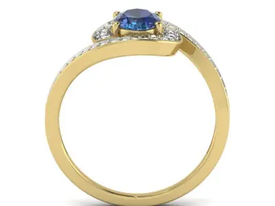 Women ring 3dm Render details 3D print model