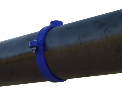 Pipe clamp 3D model purchase