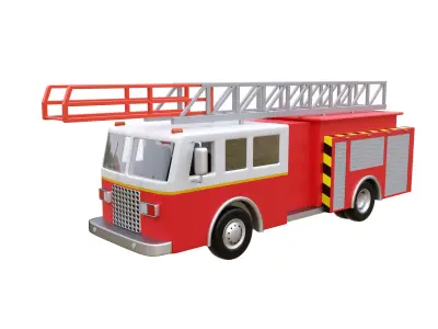Fire Truck 3D model buy