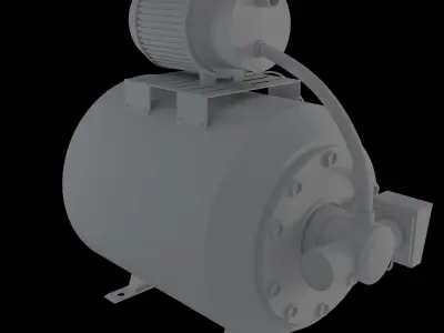 Water Pump Free 3D model buy