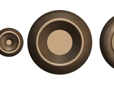 Archaeological pottery - ancient earthenware design replica 3D print model