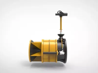 cone valve marine system 3D model