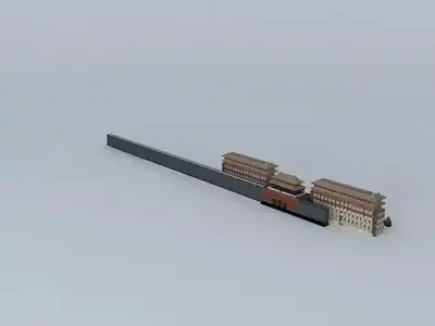  West Gate, Forbidden City, Beijing, China Free 3D model
