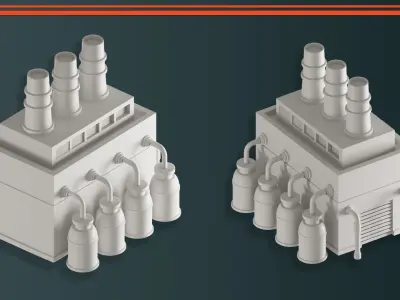 Factory Units VOL-05 3D model