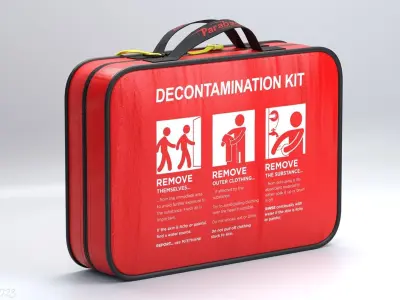 SP Parabag Decontamination Kit Low-poly 3D model