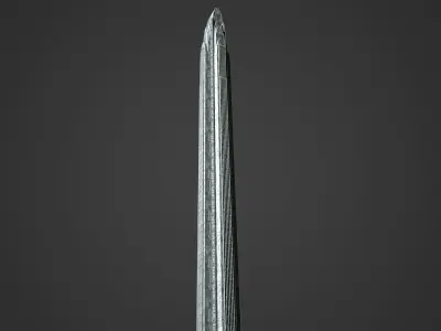SciFi Building 7 Low-poly 3D model