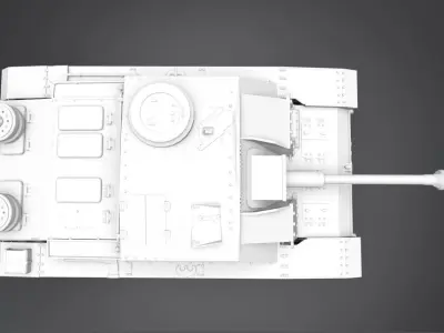 StuG III Scale model  3D print model