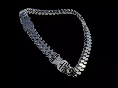 Clasp Chain 1 Low-poly 3D model