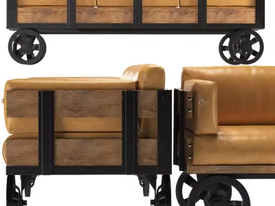 Sofa Industrial Revolution 3D model