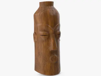  African Mask from Congo Wood 