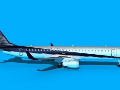 Embraer Emb-190 Factory 3D model