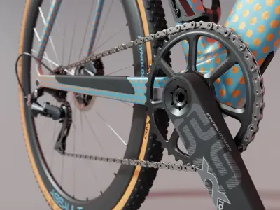 Cross Bike  Road Bike  3D model
