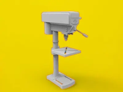 drilling press 3D print model