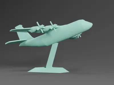 AN-70 plane 3D print model