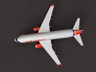 Airbus A320-200 Passenger Jet 3D Model 3D model