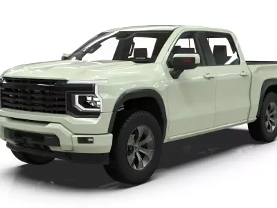 2027 Concept Full Size Pickup Truck Inspired by Silverado 3D model