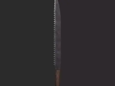 Mini Saw  Low-poly 3D model