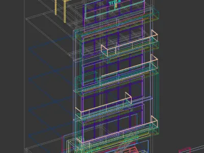 City Building Commercial 3D model