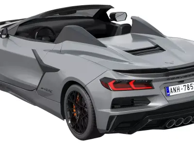 Chevrolet Corvette ZR1X Convertible 2026 3D model