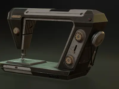 Sci fi Machine Free 3D model