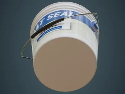 Paint Can 1A Low-poly 3D model